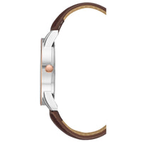 George Mens Casual Brown Watch with Traditional Strap EasyOptionXY LLC