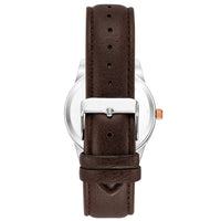 George Mens Casual Brown Watch with Traditional Strap EasyOptionXY LLC