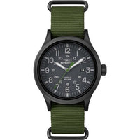 Timex Men's Expedition Scout Green/Black 40mm Casual Watch, Fabric Strap EasyOptionXY LLC