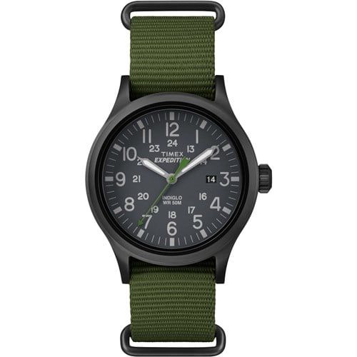 Timex Men's Expedition Scout Green/Black 40mm Casual Watch, Fabric Strap EasyOptionXY LLC