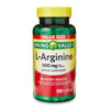 Spring Valley L-Arginine Amino Acid Heart Health Supplement Capsules; 500 mg; 100 Count EasyOptionXY LLC