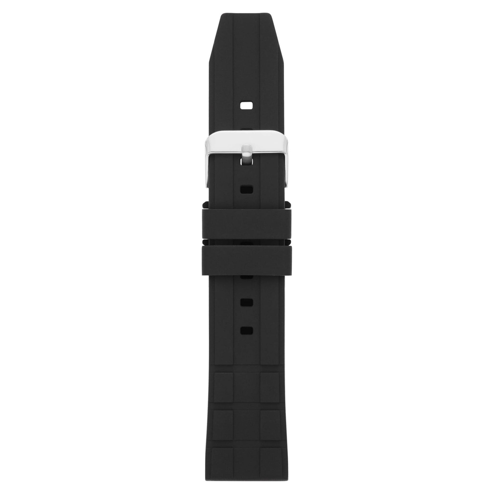 22mm Black Silicone Replacement Sport Watch Band (FMDBA015) EasyOptionXY LLC