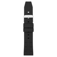 22mm Black Silicone Replacement Sport Watch Band (FMDBA015) EasyOptionXY LLC
