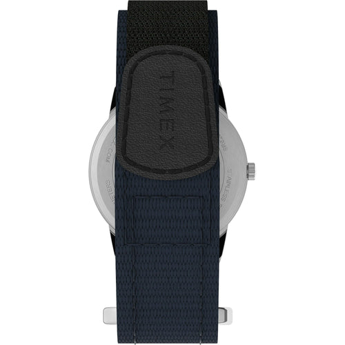 Timex Men's Easy Reader Date Blue/Silver 35mm Casual Watch, FastWrap Strap EasyOptionXY LLC