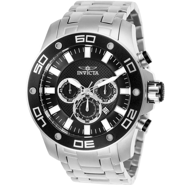 Invicta Men's 26074 Pro Diver Quartz Chronograph Black Dial Watch EasyOptionXY LLC