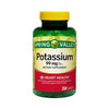 Spring Valley Potassium Caplets Dietary Supplement; 99 mg; 250 Count EasyOptionXY LLC