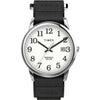 Timex Men's Easy Reader 35mm Watch ¨C Silver-Tone Case White Dial with Black FastWrap Strap EasyOptionXY LLC