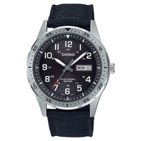 Casio Men's Solar Powered Analog Watch, Black Nylon Strap EasyOptionXY LLC