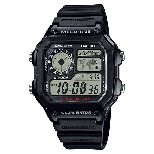 Casio Men Digital Resin Square Plastic Watch EasyOptionXY LLC