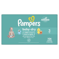 Pampers Baby-Dry Diapers Size 3, 104 Count EasyOptionXY LLC