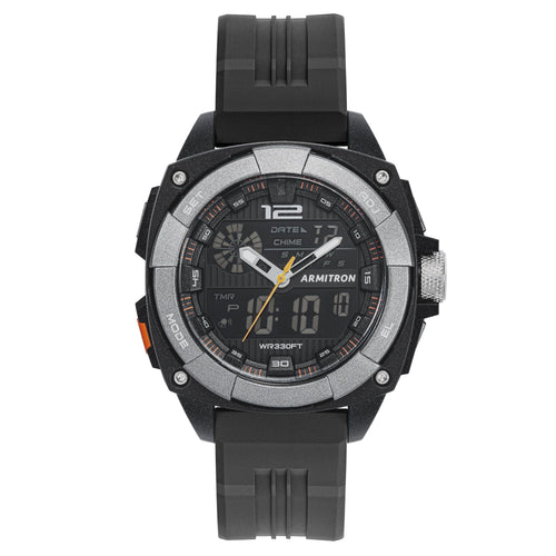 Armitron Unisex Sport Black Digital Watch with Flexible Band EasyOptionXY LLC