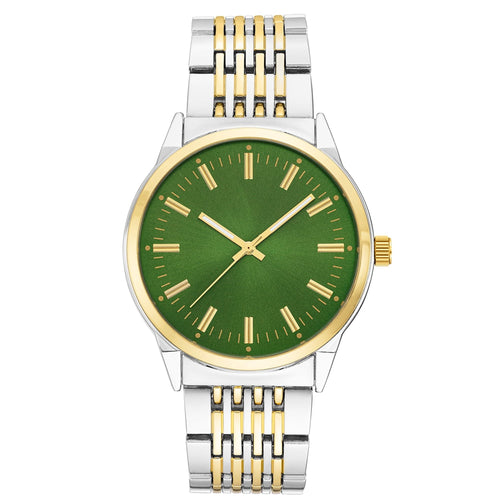 George Men's Casual Green Metal Watch EasyOptionXY LLC