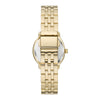 Time & Tru Women's Wristwatch: Gold Tone Oval Case and Dial, 5 Link Bracelet (FMDOTT097) EasyOptionXY LLC