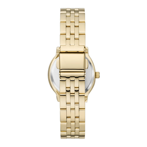 Time & Tru Women's Wristwatch: Gold Tone Oval Case and Dial, 5 Link Bracelet (FMDOTT097) EasyOptionXY LLC