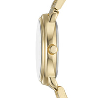 Time & Tru Women's Wristwatch: Gold Tone Oval Case and Dial, 5 Link Bracelet (FMDOTT097) EasyOptionXY LLC