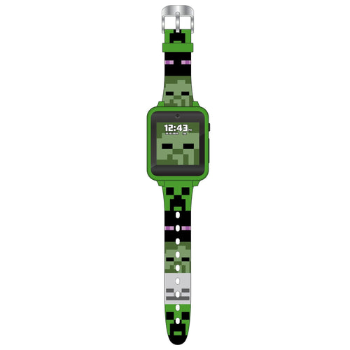 Minecraft iTime Unisex Touchscreen Smart Watch with Silicone Strap and Green Case 42MM EasyOptionXY LLC