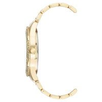 George Men's Round Black Dress Watch with a Classy Gold Tone Metal Band and Bracelet Set EasyOptionXY LLC