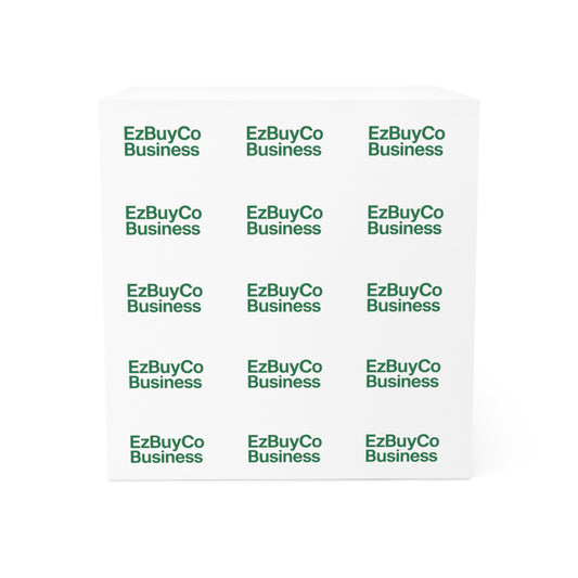 EzBuyCo Business Note Cube, Office Supplies, Desk Accessories, Memo Pads, Gift for Entrepreneurs, Branding Tool