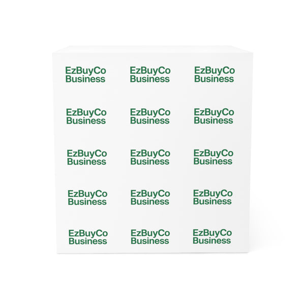 EzBuyCo Business Note Cube, Office Supplies, Desk Accessories, Memo Pads, Gift for Entrepreneurs, Branding Tool EzBuyCo
