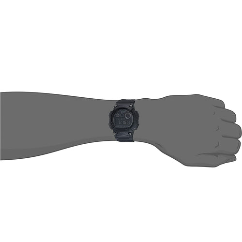 Casio Men's Black-Out Super Illuminator Digital Watch W735H-1BV EasyOptionXY LLC