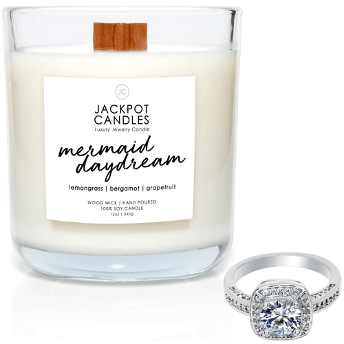Mermaid Day Dream Candle with Ring Inside (Surprise Jewelry Valued at $15 to $5,000) Ring Size 7 EasyOptionXY LLC