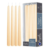 Hyoola 10" Cream Dripless Taper Candles Unscented Paraffin Wax with Cotton Wicks, 12-Pack EasyOptionXY LLC