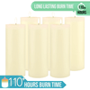 Stonebriar Unscented 3" x 8" 1-Wick Ivory Pillar Candles, 6 Pack EasyOptionXY LLC