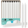 Bolsius White Taper Candles 11.5 Inch Tall | 50 Pack with 12 Hours Long Burning Smokeless & Dripless Home Decor, Christmas Candles EasyOptionXY LLC