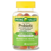 Spring Valley Adult Probiotic + Prebiotic Gummies; 60 Count EasyOptionXY LLC