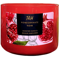 Pomegranate Noir 3 Wick Candle | Natural Soy Wax Candle for Home, 15.8 Oz Large Aromatherapy Candle for Relaxation, Scented Candle for Women and Men, Luxury Candle Gift for Him and Her EasyOptionXY LLC