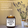 IRmm Funny Graduation Gift for Her/Him, Sooooo Proud of You Graduation Candle Soy Wax Lavender Scented Candle for Party Decorations College Grad Gift Birthday Gift EasyOptionXY LLC
