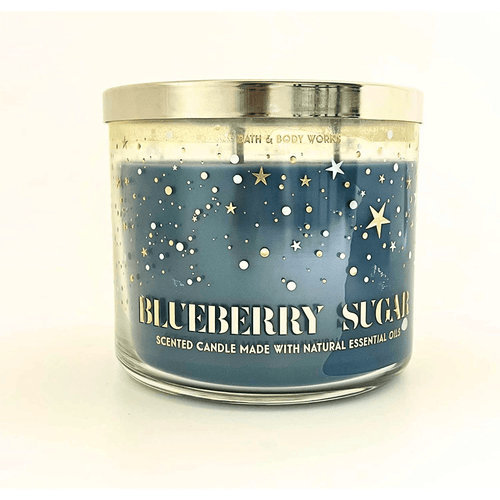 Blueberry Sugar Bath & Body Works 3 Wick Candle 14.5oz EasyOptionXY LLC