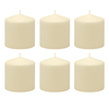 Stonebriar 3" x 3" Unscented 1-Wick Ivory Pillar Candles, 6 Pack EasyOptionXY LLC