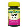 Spring Valley Iron as Ferrous Sulfate Tablets Dietary Supplement; 27 mg; 250 Count EasyOptionXY LLC
