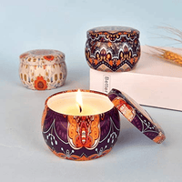 YIWER 4PCS Scented Candles Aromatherapy Soy Candles Gift Set for Womem:100% Natural Soy Candles 4.4 oz 100 hours Strongly Fragrance Stress Relief for Birthday Anniversary EasyOptionXY LLC