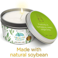 Magnificent 101 Long Lasting Sage Scented Collective Smudge Candle | 6 Oz - 35 Hour Burn | Candle for House Energy Cleansing & Manifestation | Sending & Getting Positive Energy EasyOptionXY LLC