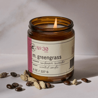 M. GREENGRASS 8 OZ JAR CANDLE - CARDAMOM LAVENDER EasyOptionXY LLC