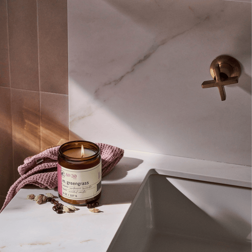 M. GREENGRASS 8 OZ JAR CANDLE - CARDAMOM LAVENDER EasyOptionXY LLC