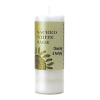 World Magic - Sacred White Sage Candle EasyOptionXY LLC
