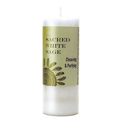 World Magic - Sacred White Sage Candle EasyOptionXY LLC