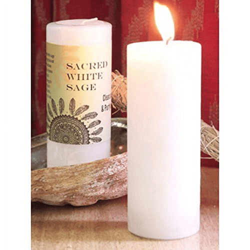 World Magic - Sacred White Sage Candle EasyOptionXY LLC