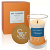 Orange Scented Candles for Home-Jar candles 3.5 oz - Wooden Wick Candle Burn Time 30+H-Candles Gift for Women EasyOptionXY LLC