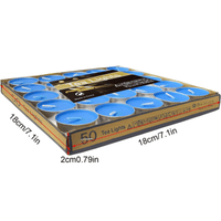 Tea Lights Candles, 50 Pack Smokeless Candles,Small Candles, Dripless & Long Lasting Mini Tealight Candles for Mood, Dinners, Parities, Home, Decoration, Wedding, Crafts(Yellow) EasyOptionXY LLC