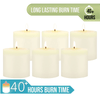 Stonebriar Unscented 3" x 3" 1-Wick White Pillar Candles, 6 Pack EasyOptionXY LLC