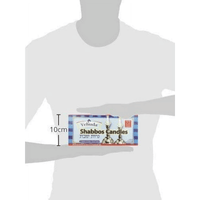 Yehuda 3 Hour White Shabbos Candles, 72 Count 2 Pack - Total 144 Candles Traditional S habbat Candles, Dinner Table Candles, Household Candles EasyOptionXY LLC