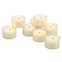 Stonebriar Unscented Long Burning Clear Cup Tealight Candles with 6-7 Hour Burn Time, 96 Pack, White EasyOptionXY LLC