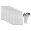 Candle Wicks, Bulk Candle Wicks Pure Cotton Functional No Odor Burn Longer For DIY Candle Making White Background Stickers EasyOptionXY LLC