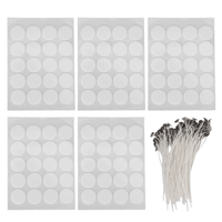 Candle Wicks, Bulk Candle Wicks Pure Cotton Functional No Odor Burn Longer For DIY Candle Making White Background Stickers EasyOptionXY LLC