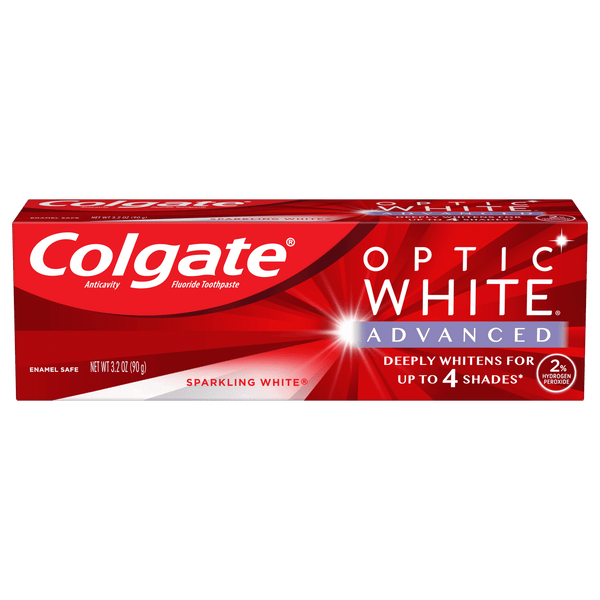 Colgate Optic White Advanced Teeth Whitening Toothpaste; 3.2 oz EasyOptionXY LLC