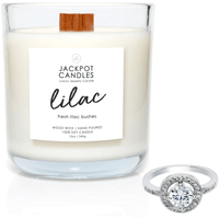 Jackpot Candles Lilac Candle with Ring Inside (Surprise Jewelry Valued at $15 to $5,000) Ring Size 7 EasyOptionXY LLC